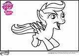 Coloring Pony Little Games Pages Comments sketch template