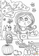 Coloring Pages August Peppy Printable Creative Birijus Summer sketch template