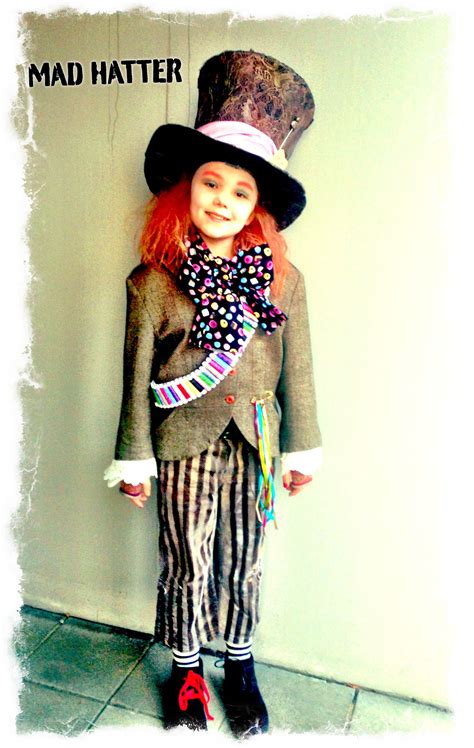 daughter   mad hatter diy costume  halloween costumes