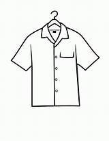 Coloring Shirt Pages Printable Template Blank Popular Coloringhome sketch template