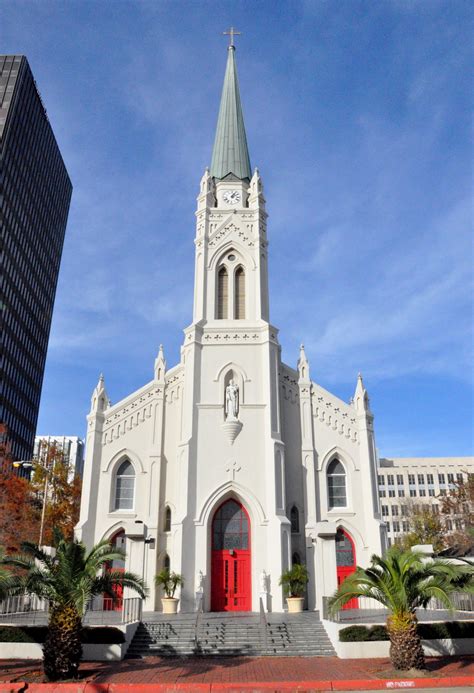 st joseph cathedral  downtown baton rouge louisiana downtown baton