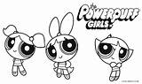 Coloring Girls Sheets Puff Power Powerpuff Pages Printable Cool2bkids Style sketch template