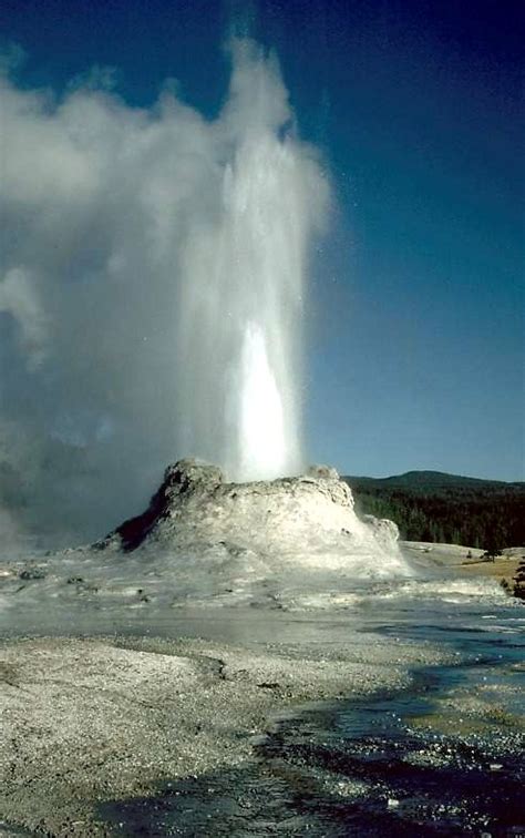 Images The Castle Geyser Yellowstone National Park