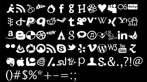 high quality  symbol fonts  designers hongkiat