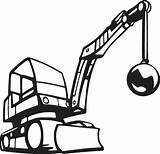 Wrecking Ball Clipart Clip Demolition Crane Construction Wrecker Cliparts Drawing Vehicles Clipground Library Wreckingball Attribution Forget Link Don Fotosearch Clipartmag sketch template