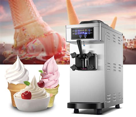 commercial desk top mini single flavor soft ice cream machine homemade