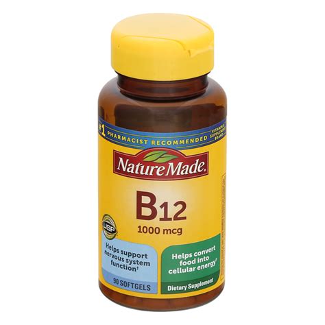 Save On Nature Made Vitamin B12 1000 Mcg Dietary Supplement Softgels