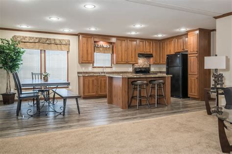 spacious kitchen  giant island  remodeling mobile homes spacious kitchens home