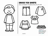 Clothes Cut Paste Spring Dress Boy Girl Ratings Kidsparkz sketch template