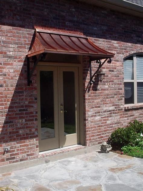 copper juliet awning copper awning metal awning front door awning