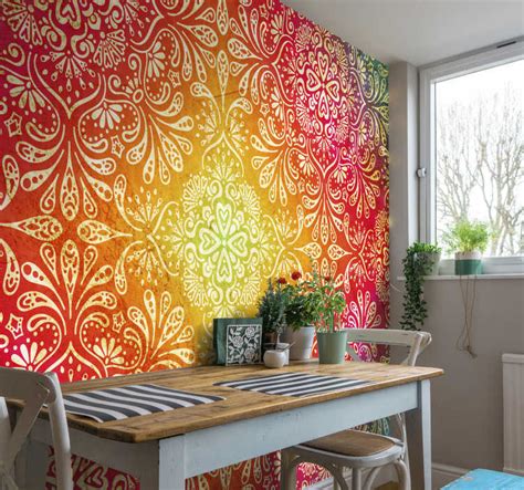 colourful zen wallpaper tenstickers