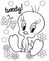 Coloring Tweety Books Pages Topcoloringpages Children sketch template