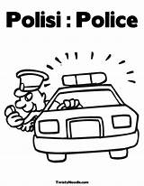 Police Coloring Pages Colouring Kids Color Badge Cartoon Officers Comments Coloringhome sketch template