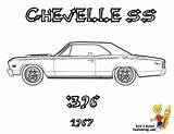Coloring Pages Muscle Car Clipart Cars Chevelle Mustang Sl Truck Book Ss Print Colouring Autos American 1970 Boys Hot Bing sketch template