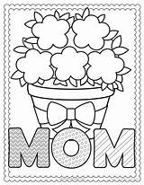 Worksheet Madres Motherday Kindergartenmom Pequeña sketch template