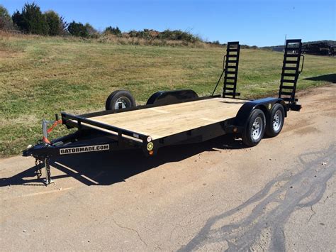 bumper pull flatbed trailers  sale ebay