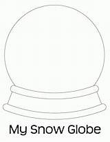 Coloring Globe Snow Pages Globes Christmas Color Print Blank Clip Template Kids Clipart Brilliant Glitter Diy Fun Most Popular Staggering sketch template