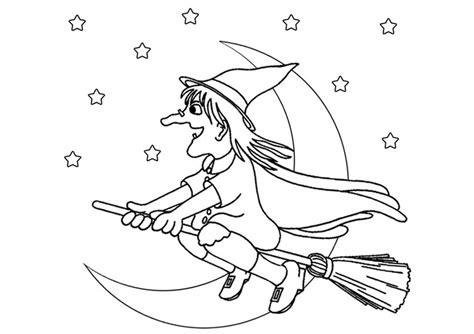 witch coloring page printable prntblconcejomunicipaldechinugovco