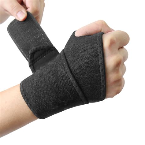black sports hand wrist support protective brace arthritis sprain wrapping band walmart canada