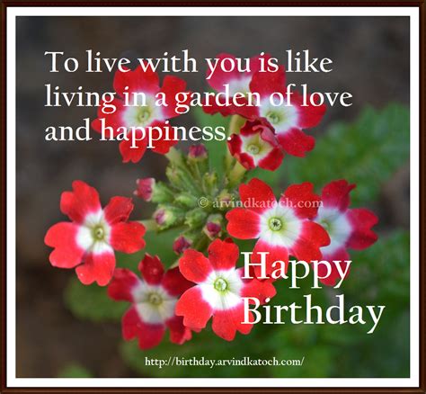 To Live With You Is Like Happy Birthday Card With True Background Pic