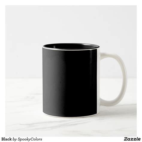 Black Two Tone Coffee Mug Zazzle Mugs Coffee Mugs Coffee