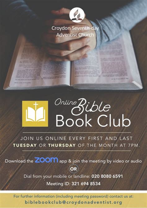 bible book club croydon seventh day adventist church