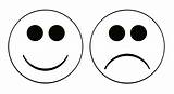 Sad Happy Face Clip Clipart Clipground sketch template