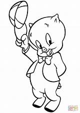 Porky Coloring Pages Looney Tunes Fudd Elmer Speedy Gonzales Cartoon Printable Pig Characters Drawing Drawings Disney Crafts Cartoons Supercoloring Colouring sketch template