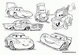 Coloring Cars Mcqueen Lightning Veloso Carla Huge Cake Collection Print sketch template