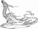 Wyvern Template Coloring Pages sketch template