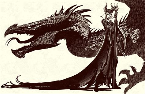 picturing dragons maleficent art character drawing art