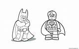 Coloring Superman Batman Lego Vs Pages Justice League Outline Drawing Logo Spiderman Printable Color Print Lex Luthor Clipart Getcolorings Colouring sketch template