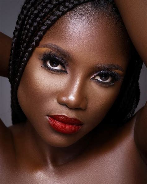 dark skin beauty dark skin makeup black is beautiful fashion makeup