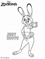 Zootopia Coloring Pages Print Color sketch template