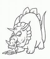 Coloring Pages Triceratops Dinosaur Printable Kids Color Eating Online Dinosaurs Supercoloring Bestcoloringpagesforkids Coloringpagesonly sketch template