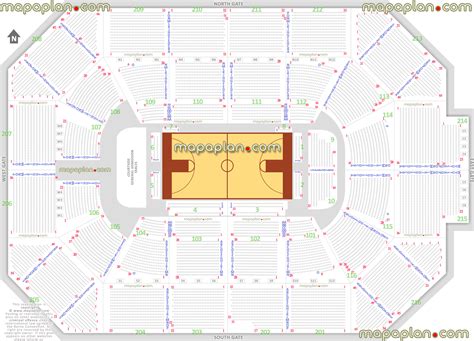 allstate arena seating chart  seat numbers