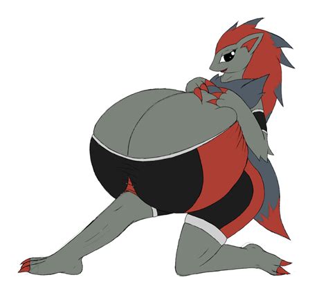 rose the zoroark with the red eyes 2015 by