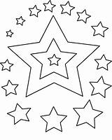 Coloring Pages Kids Star Stars Printable sketch template