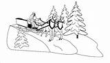 Coloring Christmas Pages Horse Sleigh Kidprintables Return Main Gif sketch template