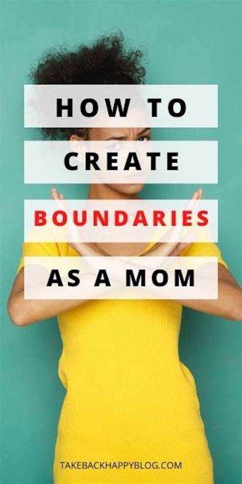 Setting Boundaries As A Mom Motherhood Healthy Relationships Boundaries