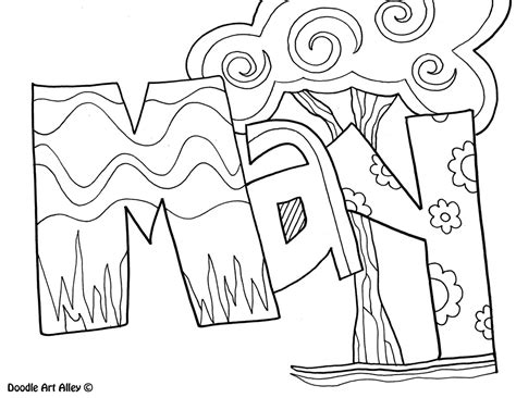 months   year coloring pages classroom doodles