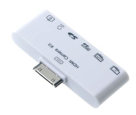 hdmi kit de connexion tv set adaptateur  ipad    micro sd card reader ebay