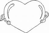 Coloring Pages Heart Hearts Kids Printable Valentine Big Shape Valentines Drawings Color Cliparts Printables Clipart Colouring Bestcoloringpagesforkids Flowers Shapes Hearth sketch template