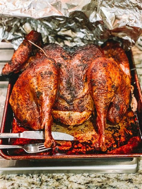 smoked spatchcock turkey mince republic recipe in 2020