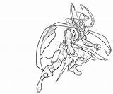Loki Coloring Pages Wand Avengers 667px 45kb Bw Attack Getdrawings Printable Getcolorings sketch template
