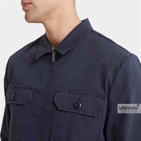 mens cotton jacket blue cotton jacket ultimate leather