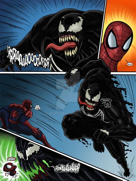 spider man  venom ultimate  nic  deviantart