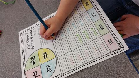 teach sight words kindergarten