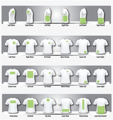 shirt design size template  shirt printing sizes  png