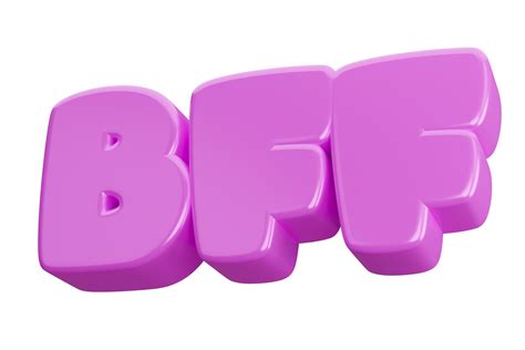 bff  word text  png